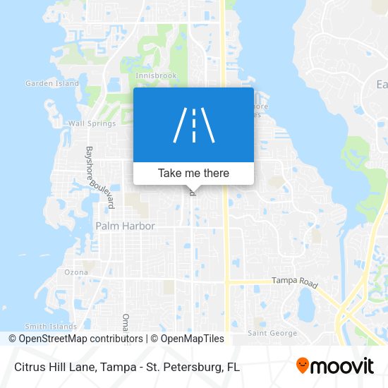 Citrus Hill Lane map