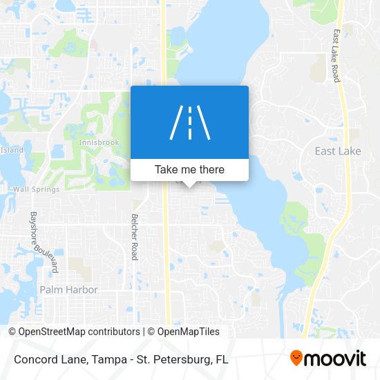 Concord Lane map