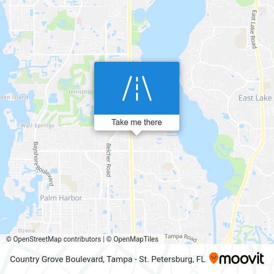Country Grove Boulevard map