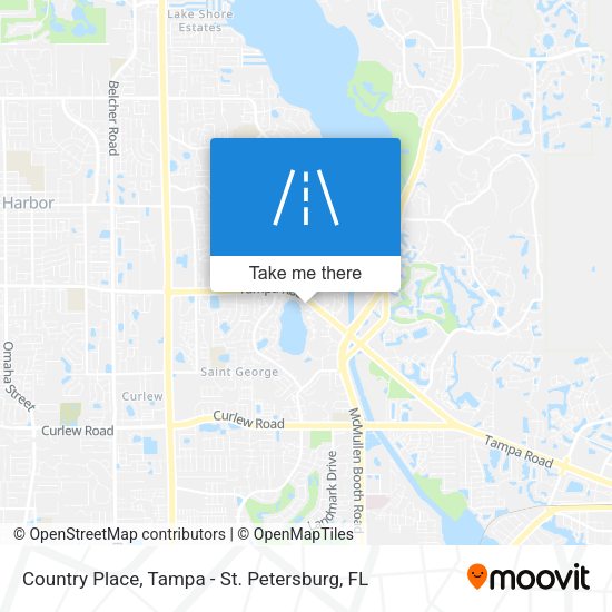 Country Place map