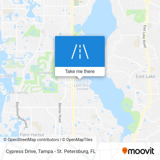 Cypress Drive map