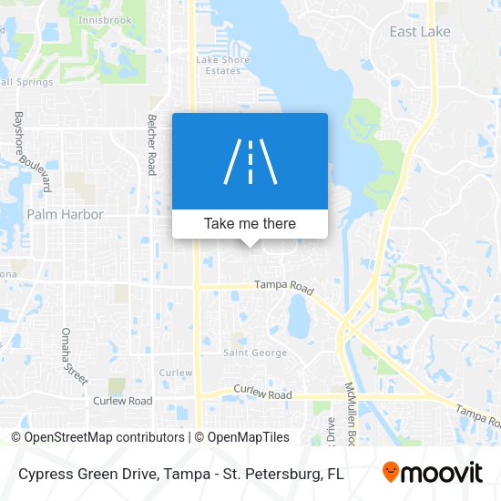 Cypress Green Drive map