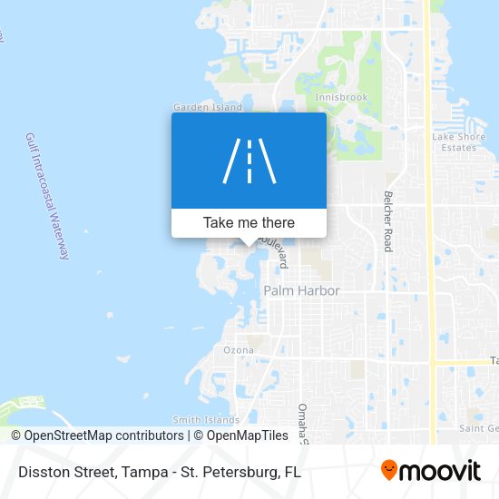 Disston Street map