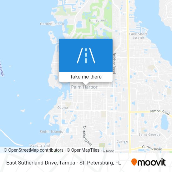 Mapa de East Sutherland Drive