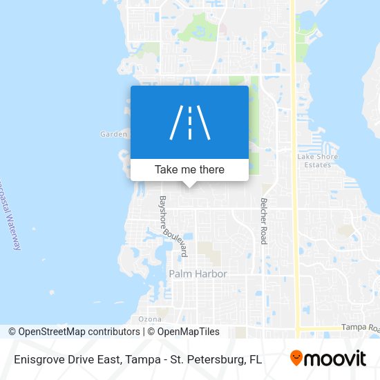 Enisgrove Drive East map
