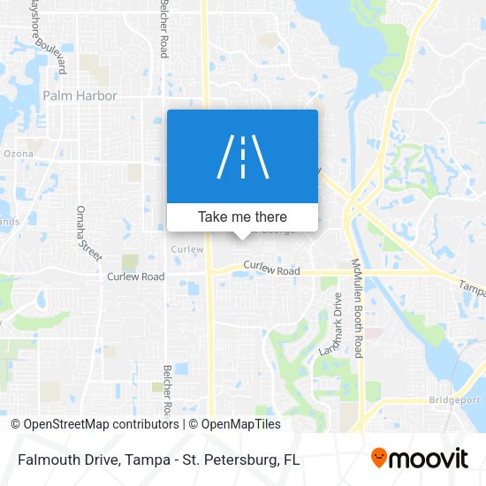 Falmouth Drive map