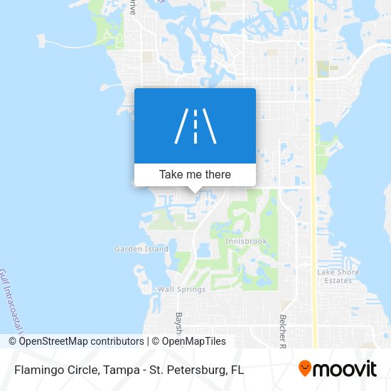 Flamingo Circle map