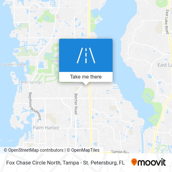 Fox Chase Circle North map