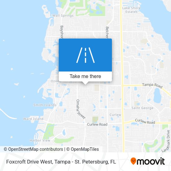 Foxcroft Drive West map