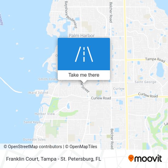 Franklin Court map