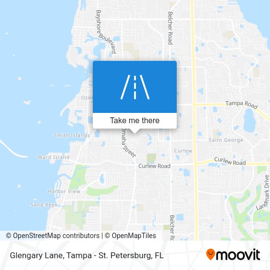 Mapa de Glengary Lane