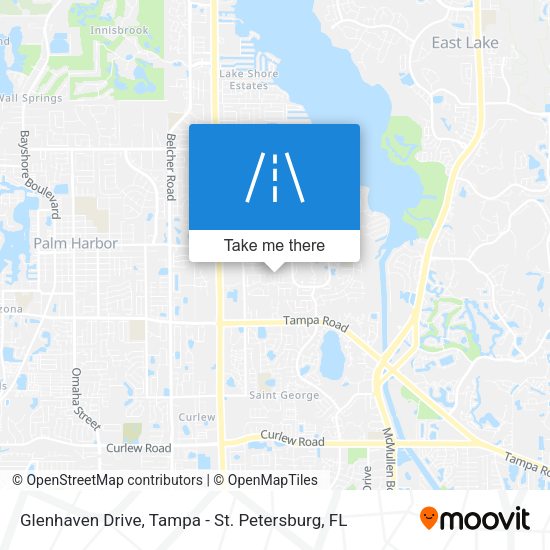 Glenhaven Drive map