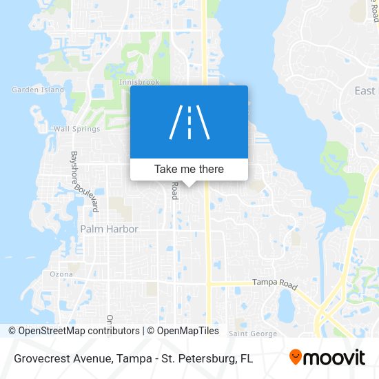 Grovecrest Avenue map
