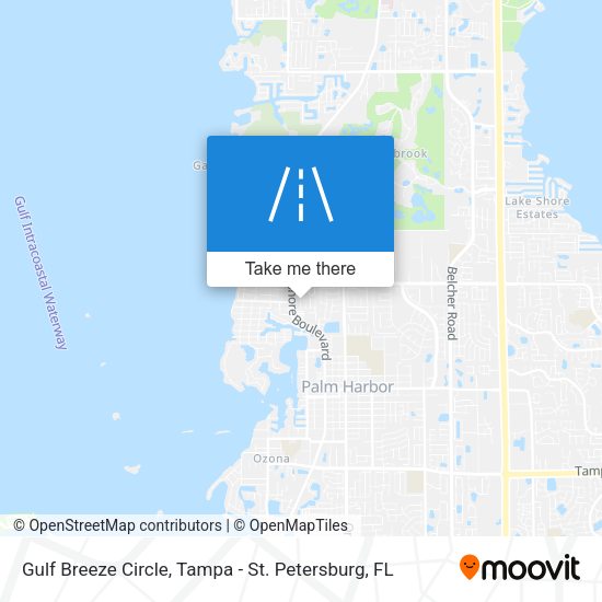 Gulf Breeze Circle map