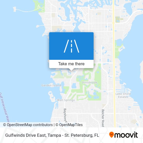 Gulfwinds Drive East map