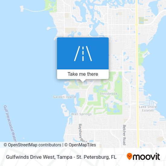 Gulfwinds Drive West map