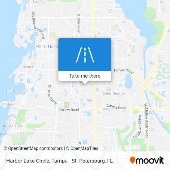 Harbor Lake Circle map