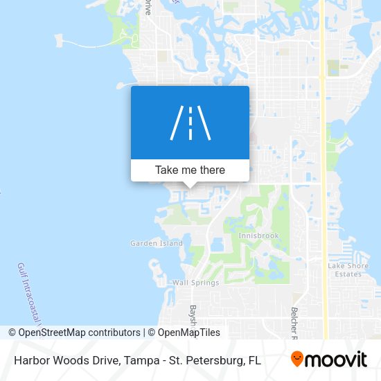 Harbor Woods Drive map