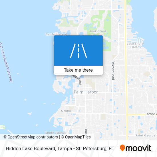 Mapa de Hidden Lake Boulevard