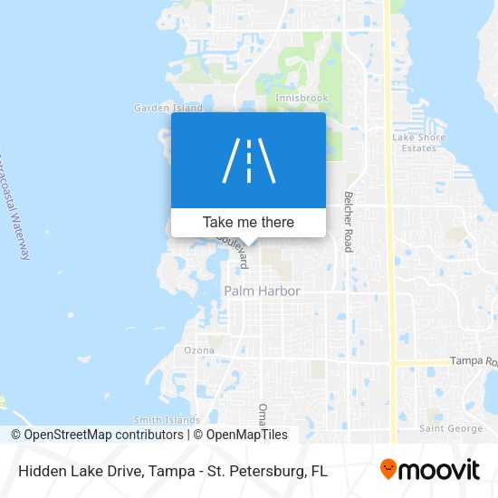 Hidden Lake Drive map
