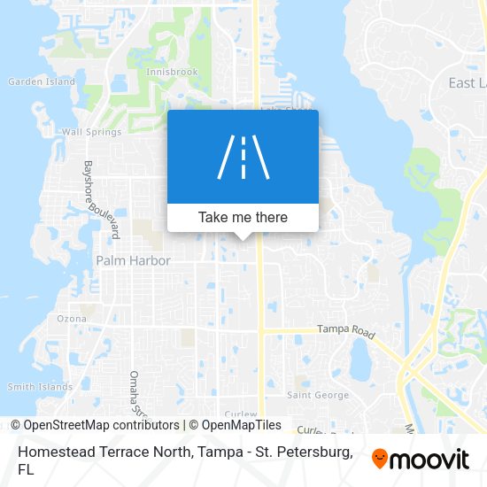 Homestead Terrace North map