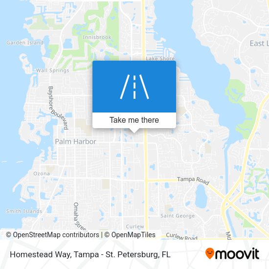 Homestead Way map