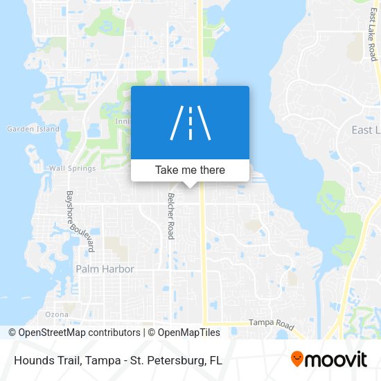 Hounds Trail map