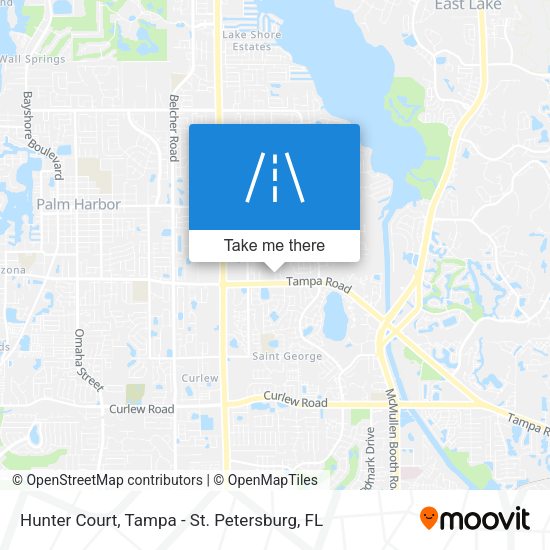 Mapa de Hunter Court