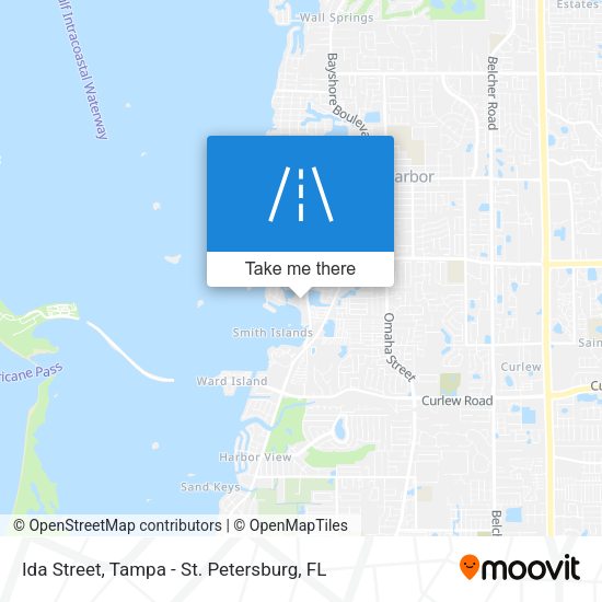 Ida Street map