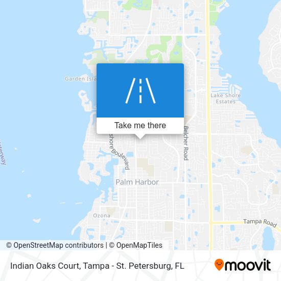 Indian Oaks Court map