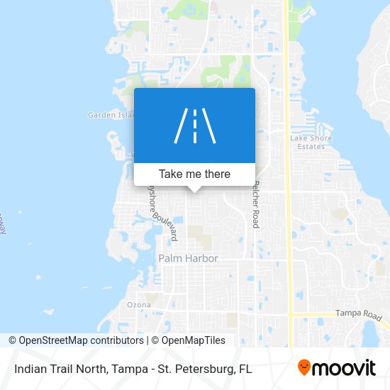 Indian Trail North map