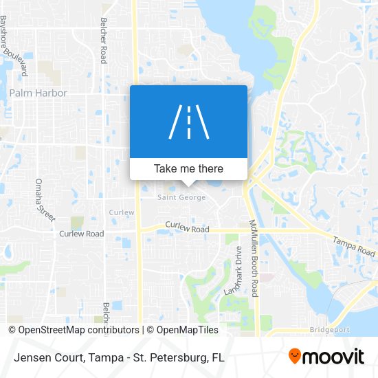 Jensen Court map