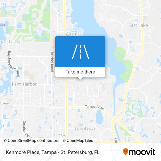 Mapa de Kenmore Place