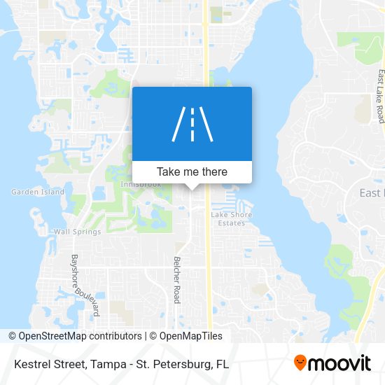 Mapa de Kestrel Street