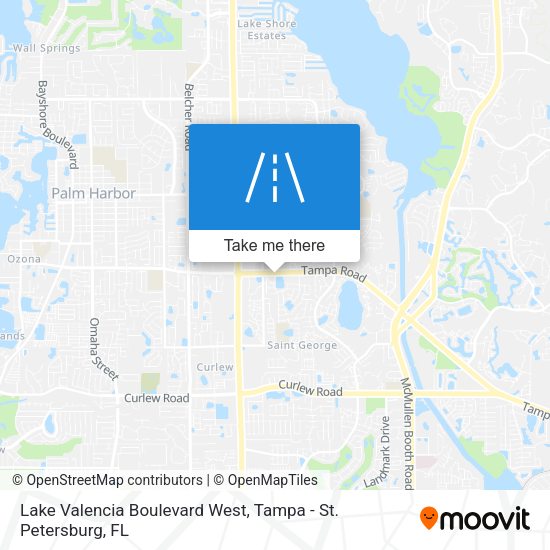Mapa de Lake Valencia Boulevard West