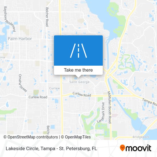 Lakeside Circle map