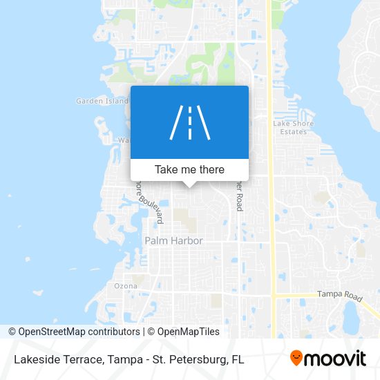 Lakeside Terrace map