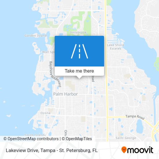 Mapa de Lakeview Drive