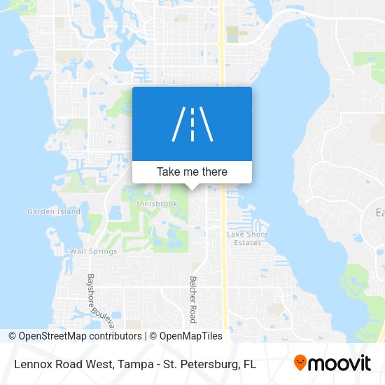 Mapa de Lennox Road West