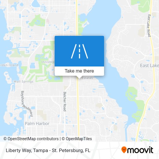 Mapa de Liberty Way