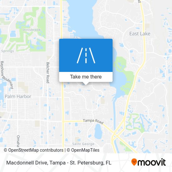 Macdonnell Drive map
