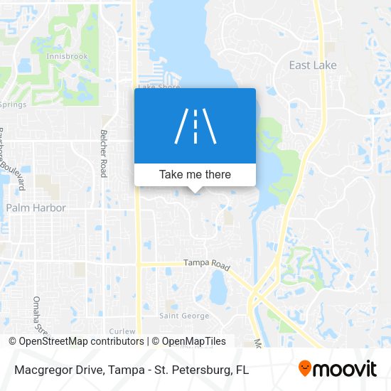 Mapa de Macgregor Drive