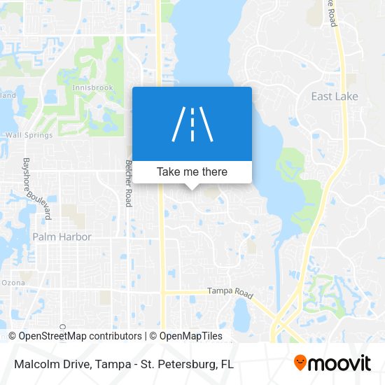 Malcolm Drive map