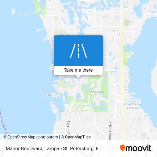 Mapa de Manor Boulevard