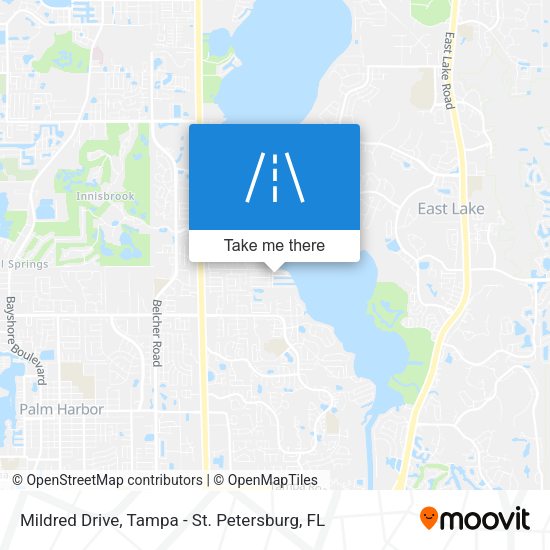 Mildred Drive map