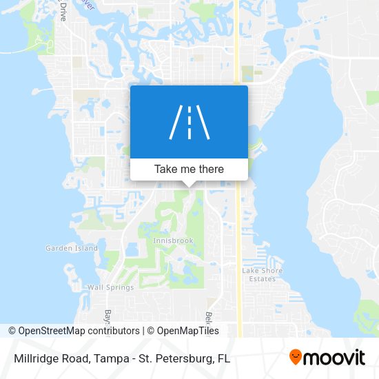Millridge Road map