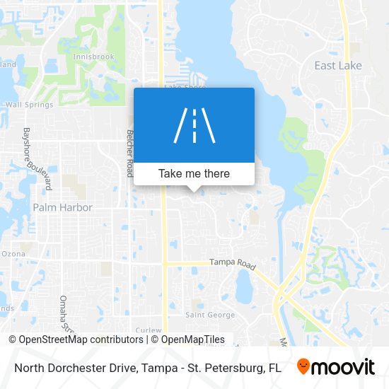 North Dorchester Drive map