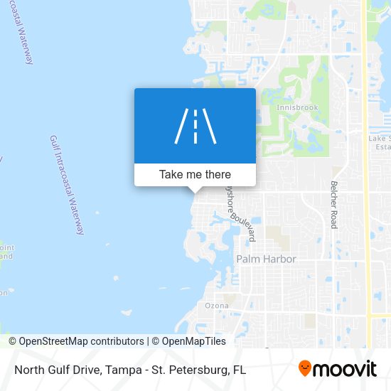 North Gulf Drive map
