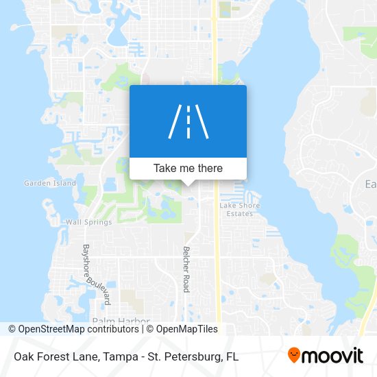 Mapa de Oak Forest Lane