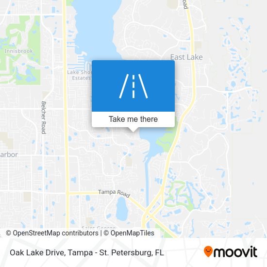 Oak Lake Drive map